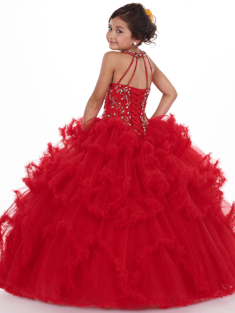 Ruffled Ball Gown Mary's MQ4008 Pageant ...